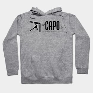 Capo Confusing The Bass Player Funny Musician Joke Hoodie